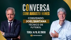 O Conversa com Augusto Nunes é transmitido às terças-feiras, das 20h30 às 21h30 | Foto: Divulgação/Oeste