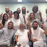 Perfil do Global Movement to Gaza Brazil, no Instagram, publicou foto com os brasileiros que agora estão na Jordânia | Foto: Reprodução/Instagram/@gmtgbrasil