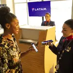 Serviço de embarque da Latam no Aeroporto de Guarulhos | Foto: Divulgação/Latam
