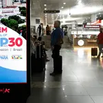 Passageiros no Aeroporto de Belém: capital segue com problemas logísticos | Foto: Fernando Frazão/Agência Brasil
