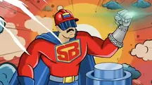 Nicolás Maduro representado como super-herói em desenho animado