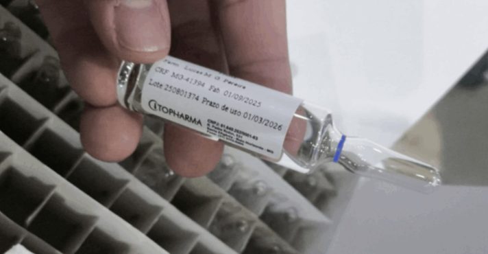 Antídoto contra intoxicação por metanol | Foto: Divulgação/Ministério da Saúde