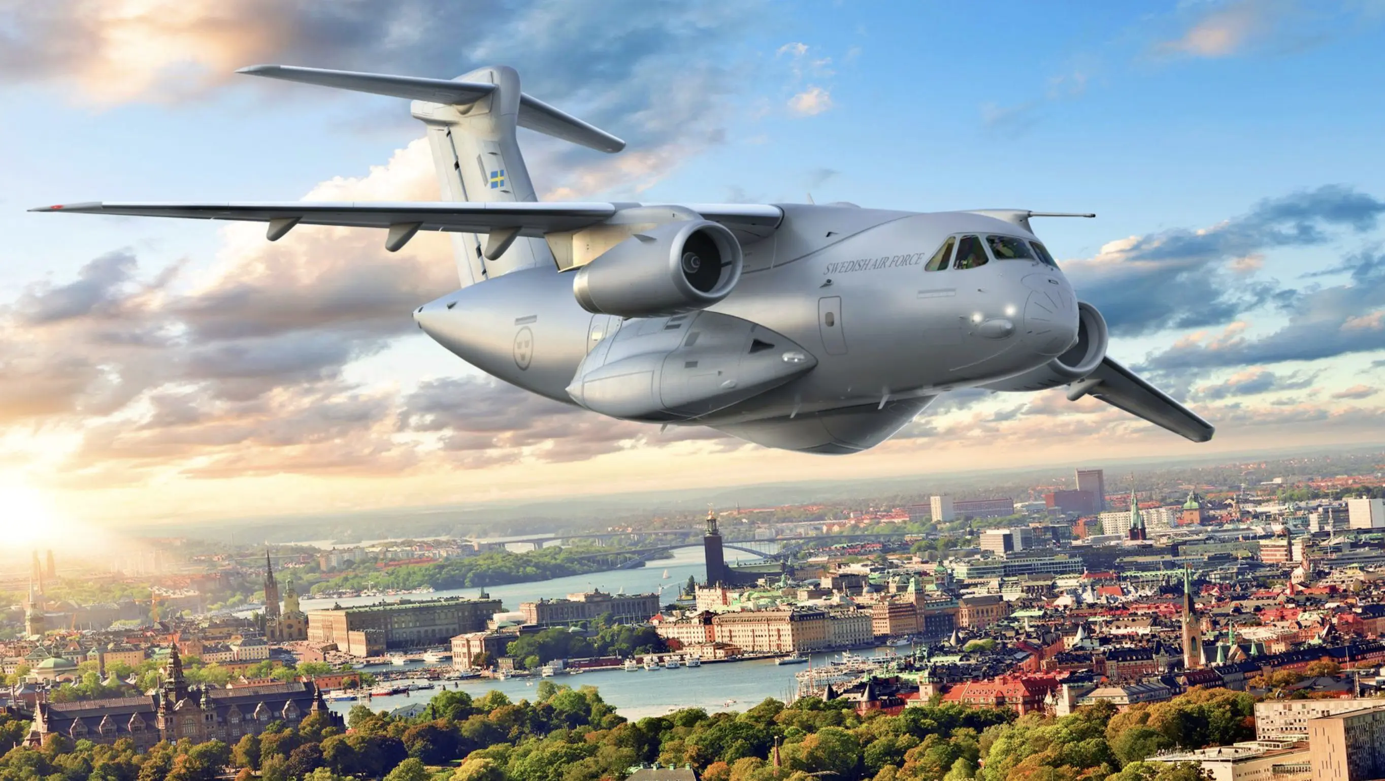 Suécia - O C-390 Millennium, em operação desde 2019, já faz parte das frotas da Força Aérea Brasileira, portuguesa e húngara | Foto: Reprodução/Embraer