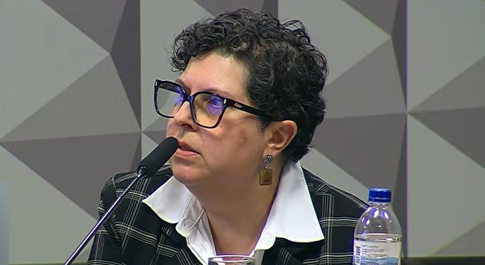 Tonia Andrea Inocentini Galleti, filha do fundador do Sindnapi, João Batista Inocentini | Foto: Divulgação/Youtube