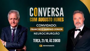 O Conversa com Augusto Nunes é transmitido às terças-feiras, das 20h30 às 21h30 | Foto: Divulgação/Oeste