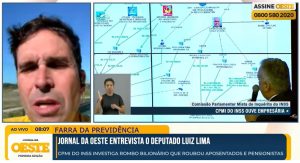 Deputado Luiz Lima, do Novo, relaciona governo Lula ao escândalo do INSS, em entrevista a Oeste