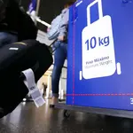 Anac Equipamento em aeroporto informa passageiros sobre limites para embarque com bagagem de mão | Foto: Marcelo Camargo/Agência Brasil