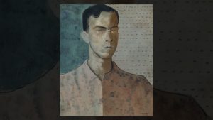 Retrato de Vinicius de Moraes: artista completaria 112 anos neste domingo, 19 | Foto: Reprodução/Projeto Portinari
