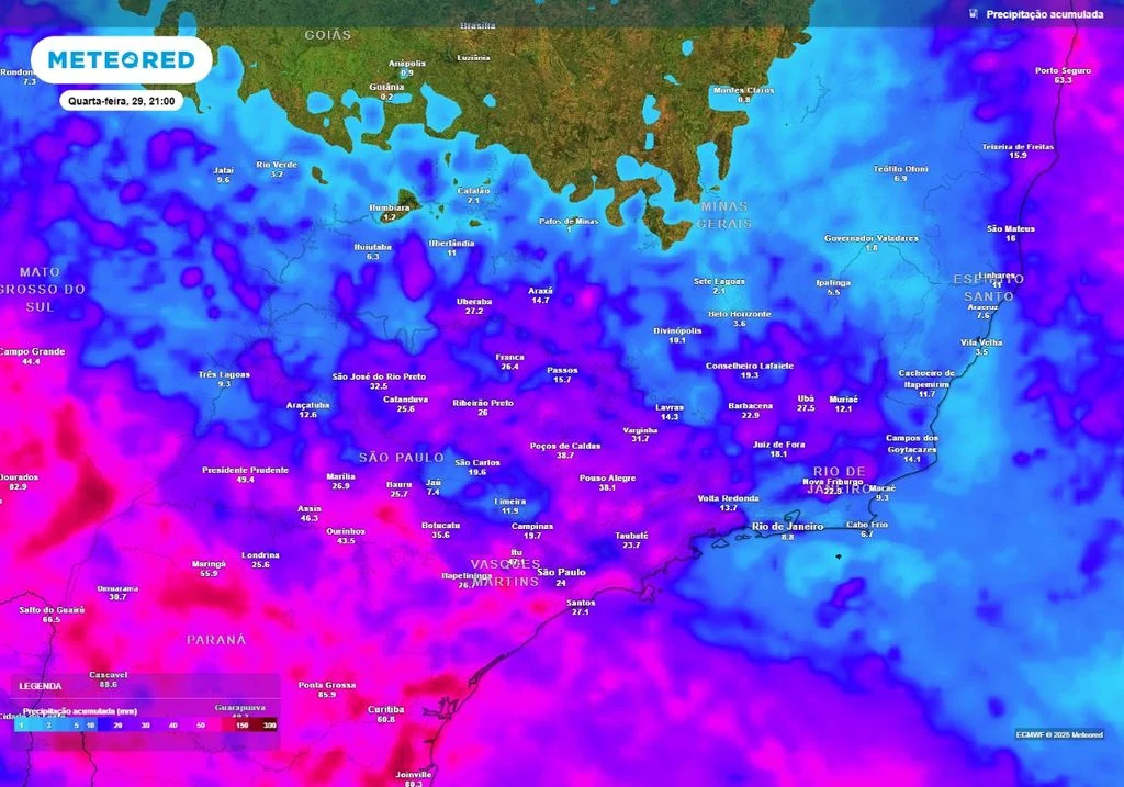 Pancadas de chuva devem atingir São Paulo | Foto: Divulgação/Oeste