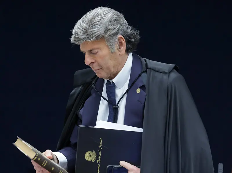 Fux foi o único a votar contra a condenação de Bolsonaro e de outros réus da 'trama golpista' | Foto: Rosinei Coutinho/STF