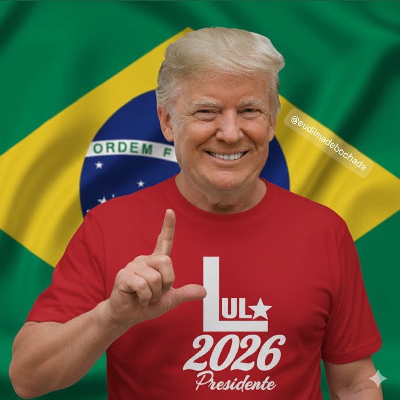 Para alguns usuários, Trump 'fez o L' | Foto: Reprodução/X