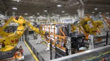 Fábrica da GM, em Detroit, nos EUA: interrupção | Foto: Reprodução/Twitter/X
