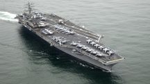 porta-aviões USS Nimitz, o mais antigo da frota norte-americana