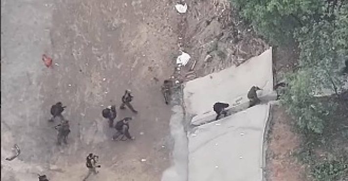Governador do RJ divulgou imagens que mostram criminosos correndo para a mata durante operação