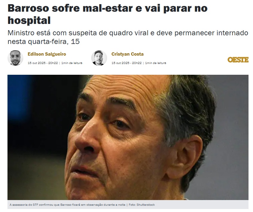A manchete origem | Foto: Divulgação/Oeste
