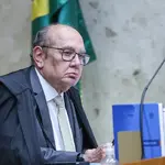 O ministro do STF Gilmar Mendes durante sessão de despedida do Luís Roberto Barroso da presidência do STF | Foto: Antônio Augusto/STF