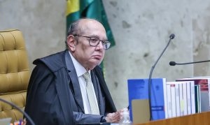 O ministro do STF Gilmar Mendes durante sessão de despedida do Luís Roberto Barroso da presidência do STF | Foto: Antônio Augusto/STF