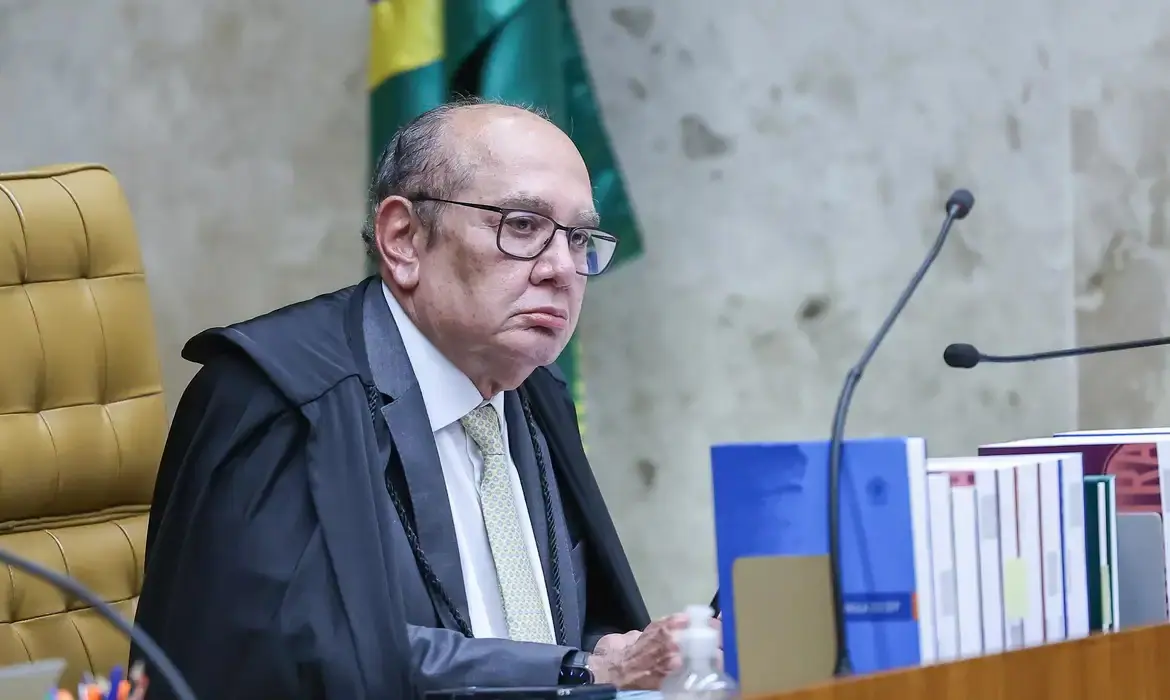 O ministro do STF Gilmar Mendes durante sessão de despedida do Luís Roberto Barroso da presidência do STF | Foto: Antônio Augusto/STF