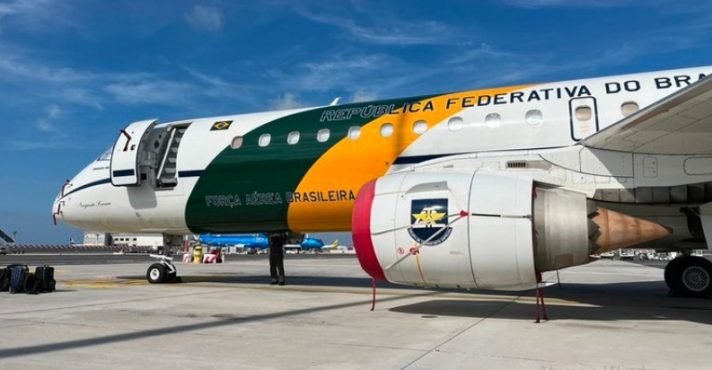 Governo estuda trocar motores de jatos usados pela comitiva presidencial | Foto: Divulgação/GovBR/FAB