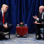 Os presidentes Donald Trump e Lula da Silva durante encontro na Malásia, nesta segunda-feira, 27 | Foto: Reprodução/Twitter/X