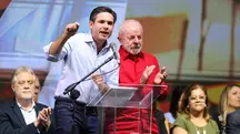 Hugo Motta e Lula durante no Rio de Janeiro - 15/10/2025 | Foto: Tomaz Silva/Agência Brasil