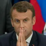 O presidente francês, Emmanuel Macron: grave crise política | Foto: Reprodução/Twitter/X