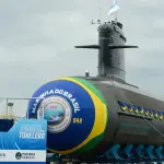 O submarino Tonelero, resultado de parceria entre Brasil e França | Foto: Tomaz Silva/Agência Brasil