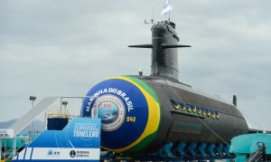 O submarino Tonelero, resultado de parceria entre Brasil e França | Foto: Tomaz Silva/Agência Brasil