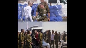 Momento da recuperação dos reféns por parte de Israel