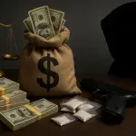 O crime organizado expandiu suas atividades muito além do tráfico de drogas | Foto: Divulgação/Oeste | Imagem criada com o auxílio de inteligência artificial