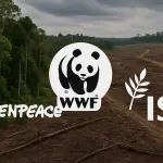 Atualmente, o Greenpeace enfrenta um processo milionário nos Estados Unidos e corre o risco de ter suas atividades afetadas no Brasil | Foto: Divulgação/Oeste | Imagem criada com o auxílio de inteligência artificial