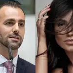 O deputado estadual Lucas Bove e sua ex-mulher, a influenciadora Cíntia Chagas | Foto: Montagem sobre reprodução/Redes sociais