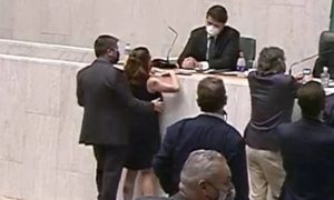 Imagem da Alesp que serviu como prova para incriminar deputado Fernando Cury | Foto: Reprodução/TV Alesp
