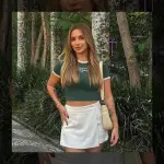 Barbara Elisa, de 28 anos: mais uma vítima do confronto entre facções | Foto: Reprodução/Twitter/X