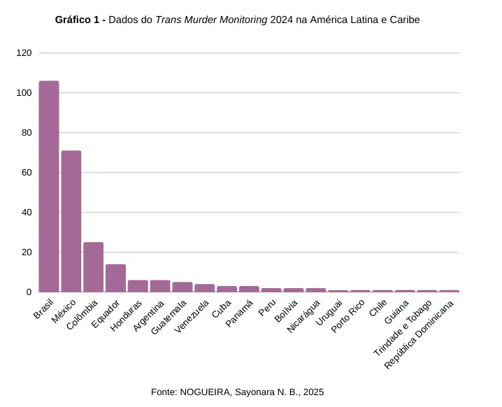 O dossiê informa que o Brasil registrou 106 mortes em 2024, seguido por México (71) e Colômbia (25) | Foto: Reprodução/RedeTrans