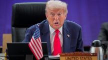 Trump discursa durante a Cúpula Asean-EUA em Kuala Lumpur, Malásia - 26/10/2025 | Foto: Vincent Thian/Reuters