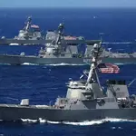 Navios de bandeira norte-americana se dirigem ao mar do Caribe para intensificar pressão sobre o narcotráfico venezuelano | Foto: Reprodução/Twitter/X