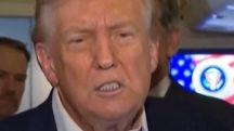 Trump falou rapidamente sobre Lula enquanto embarcava no Air Force One, o avião presidencial norte-americano | Foto: Reprodução/Twitter/X