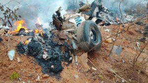Registros do acidente aéreo no Quênia | Foto: Reprodução/Redes sociais