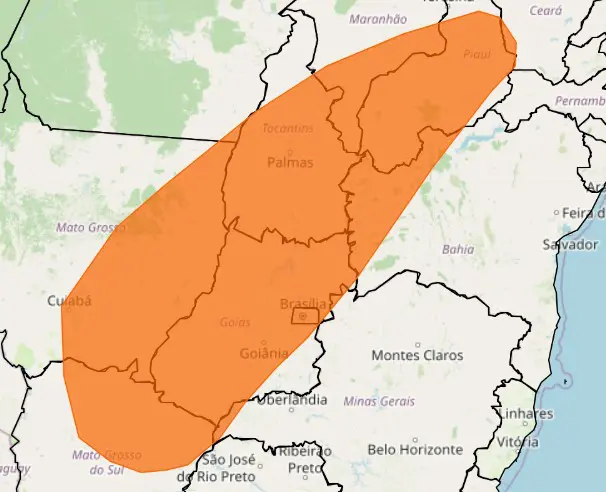 alerta laranja baixa umidade