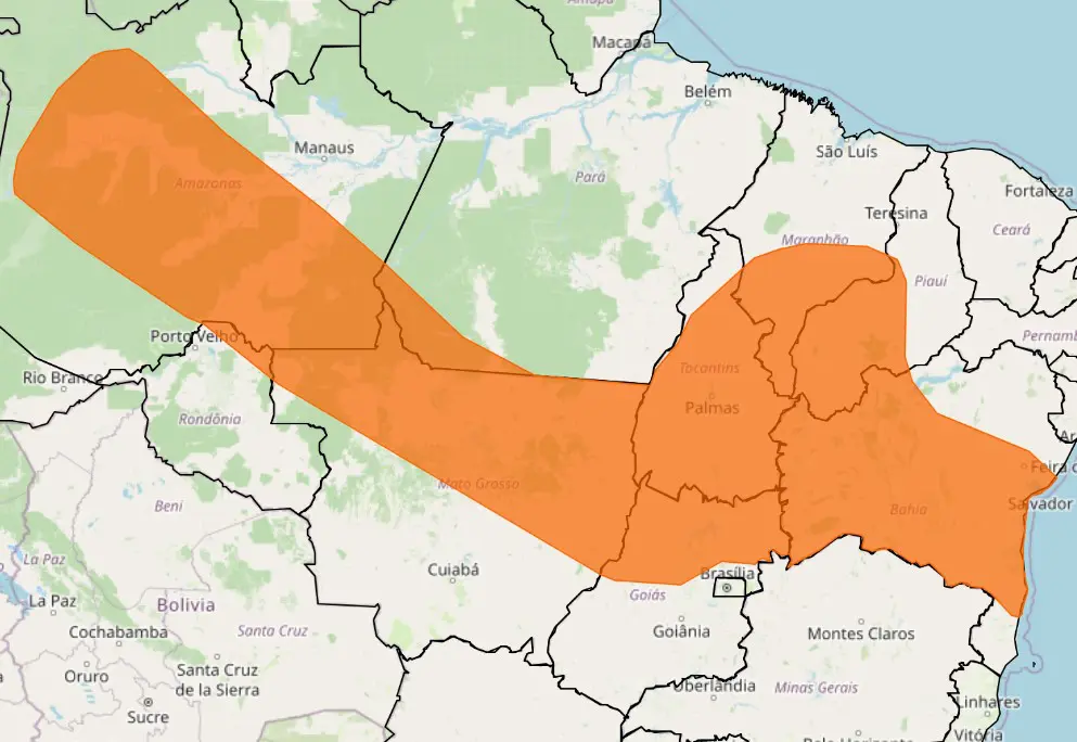 Semana começa com chuvas intensas no Brasil