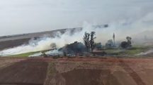 Segundo o parlamentar, a 'invasão destruiu totalmente o patrimônio dessa fazenda' | Foto: Reprodução/Globo