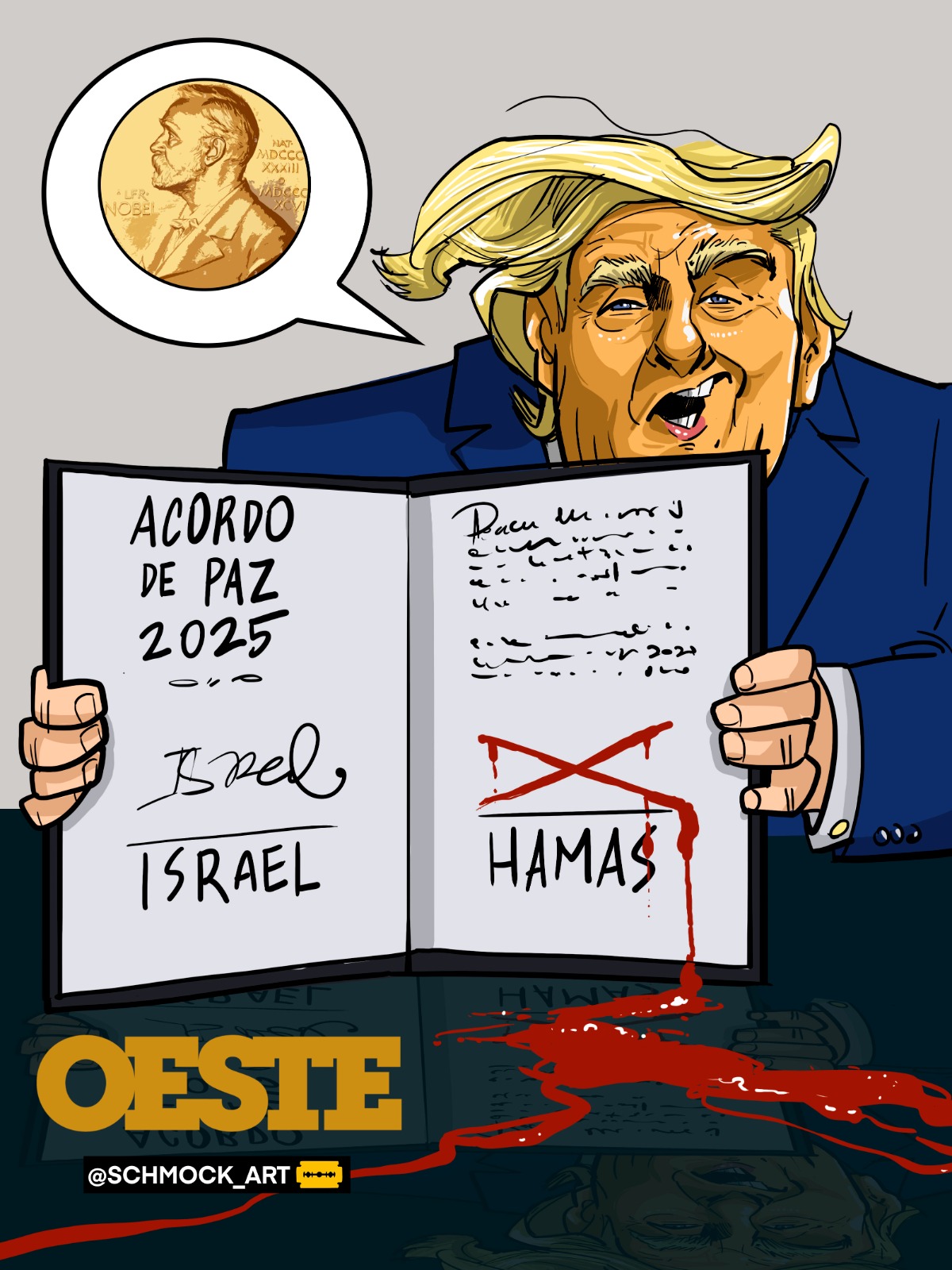 Charge da semana — 10/10/2025 | Foto: Schmock/Revista Oeste