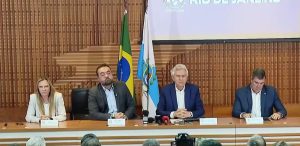 Governadores de direita durante anúncio do 'Consórcio da Paz' | Foto: YouTube/Reprodução