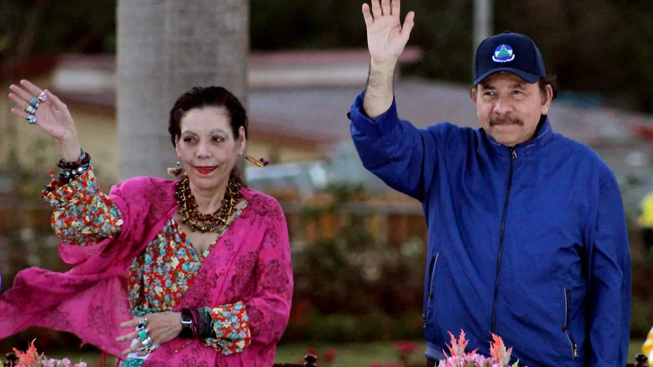 O ditador Daniel Ortega e sua mulher, Rosario Murillo | Foto: Reprodução/Redes sociais