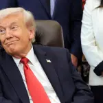 O presidente dos Estados Unidos (EUA), Donald Trump, na Casa Branca, em Washington, D.C.