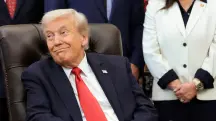 O presidente dos Estados Unidos (EUA), Donald Trump, na Casa Branca, em Washington, D.C.