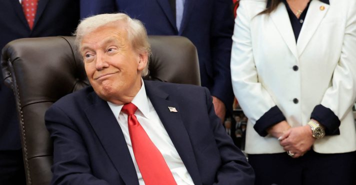 O presidente dos Estados Unidos (EUA), Donald Trump, na Casa Branca, em Washington, D.C.