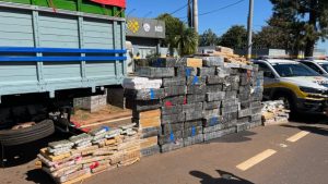 Polícia encontrou tabletes de drogas durante operação na rodovia Castello Branco | Foto: Agência SP/Divulgação