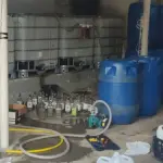 fábrica de bebida falsificada metanol